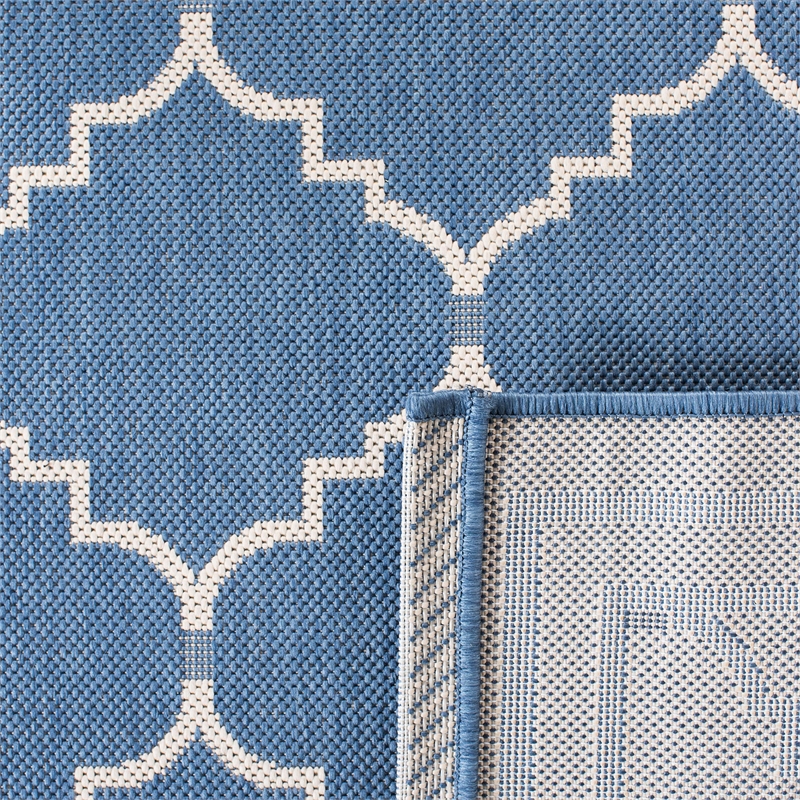 Safavieh Courtyard Blue Indoor Outdoor Rug - 2' x 3'7