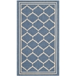 Safavieh Courtyard Blue Indoor Outdoor Rug - 2'7