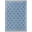 Safavieh Courtyard Blue Indoor Outdoor Rug - 4' x 5'7