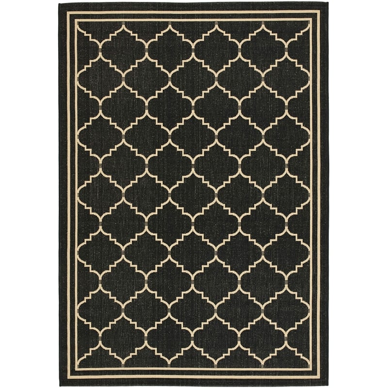 Safavieh Courtyard Blue Indoor Outdoor Rug - 6'7