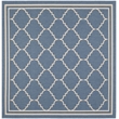 Safavieh Courtyard Blue Indoor Outdoor Rug - Square 6'7