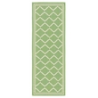 Safavieh Courtyard Green Indoor Outdoor Rug - Runner 2'3