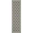 Safavieh Courtyard Grey Indoor Outdoor Rug - Runner 2'3
