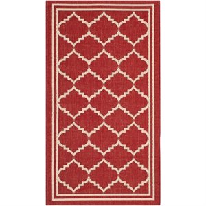 Safavieh Courtyard Red Indoor Outdoor Rug - 2' x 3'7&quot