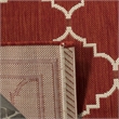 Safavieh Courtyard Red Indoor Outdoor Rug - 8' x 11'