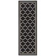 Safavieh Courtyard Black Indoor Outdoor Rug - Runner 2'3