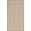 Safavieh Courtyard Brown Indoor Outdoor Rug - 2' x 3'7
