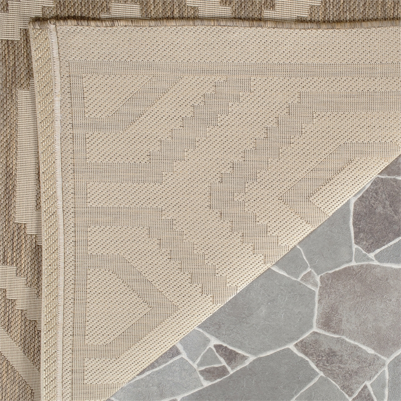 Safavieh Courtyard Brown Indoor Outdoor Rug - 2'7