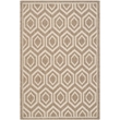 Safavieh Courtyard Brown Indoor Outdoor Rug - 6'7