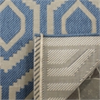 Safavieh Courtyard Blue Indoor Outdoor Rug - 4' x 5'7