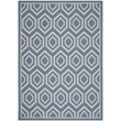Safavieh Courtyard Blue Indoor Outdoor Rug - 6'7