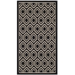 Safavieh Courtyard Black Indoor Outdoor Rug - 2'7