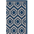 Safavieh Courtyard Navy Indoor Outdoor Rug - 5'3