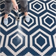 Safavieh Courtyard Navy Indoor Outdoor Rug - 5'3