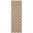 Safavieh Courtyard Brown Indoor Outdoor Rug - Runner 2'3