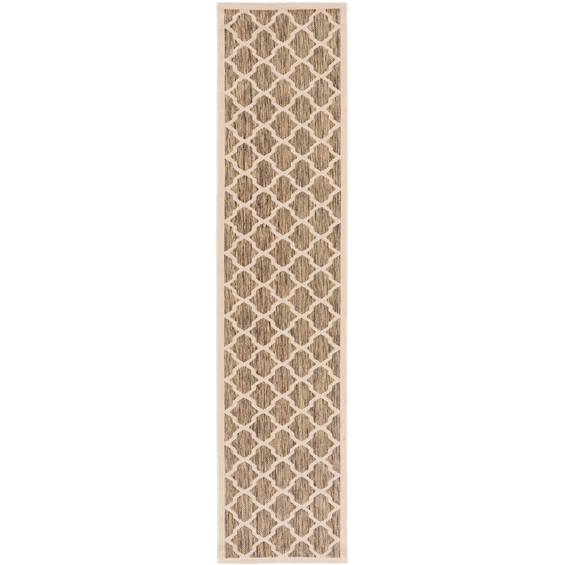 Safavieh Courtyard Brown Indoor Outdoor Rug - Runner 2'3
