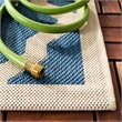 Safavieh Courtyard Blue Indoor Outdoor Rug - 2'7