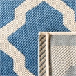 Safavieh Courtyard Blue Indoor Outdoor Rug - 2'7