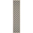 Safavieh Courtyard Anthracite Indoor Outdoor Rug - Runner 2'3