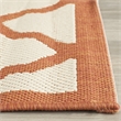 Safavieh Courtyard Navy Indoor Outdoor Rug - Square 5'3