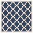 Safavieh Courtyard Navy Indoor Outdoor Rug - Square 6'7