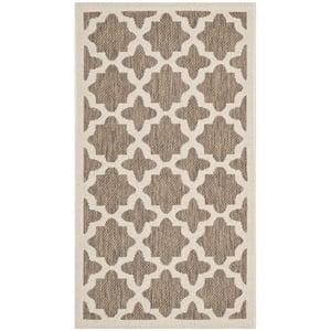 Safavieh Courtyard Brown Indoor Outdoor Rug - 4' x 5'7&quot