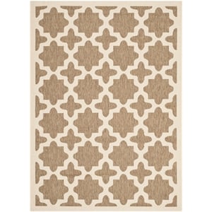 Safavieh Courtyard Brown Indoor Outdoor Rug - 5'3&quot x 7'7&quot