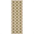 Safavieh Courtyard Green Indoor Outdoor Rug - Runner 2'3
