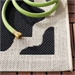 Safavieh Courtyard Black Indoor Outdoor Rug - Square 4'