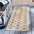 Safavieh Courtyard Navy Indoor Outdoor Rug - 9' x 12'