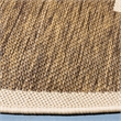 Safavieh Courtyard Brown Indoor Outdoor Rug - Round 7'10
