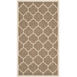 Safavieh Courtyard Brown Indoor Outdoor Rug - Runner 2'7