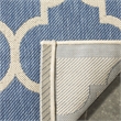 Safavieh Courtyard Blue Indoor Outdoor Rug - 9' x 12'