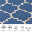 Safavieh Courtyard Blue Indoor Outdoor Rug - Square 4'