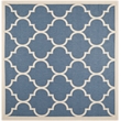Safavieh Courtyard Blue Indoor Outdoor Rug - Square 5'3