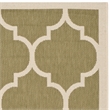 Safavieh Courtyard Green Indoor Outdoor Rug - 2' x 3'7