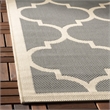 Safavieh Courtyard Green Indoor Outdoor Rug - 6'7