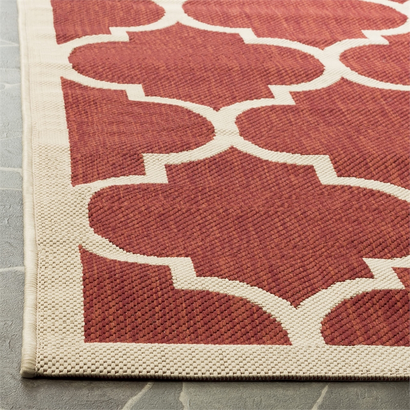 Safavieh Courtyard Green Indoor Outdoor Rug - Square 4'