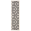 Safavieh Courtyard Anthracite Indoor Outdoor Rug - Runner 2'3