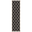 Safavieh Courtyard Black Indoor Outdoor Rug - Runner 2'3