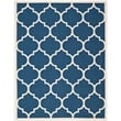 Safavieh Courtyard Navy Indoor Outdoor Rug - 9' x 12'