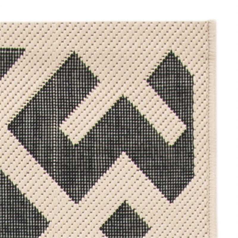 Safavieh Courtyard Black Indoor Outdoor Rug - Runner 2'3
