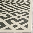 Safavieh Courtyard Black Indoor Outdoor Rug - Square 7'10
