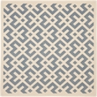 Safavieh Courtyard Blue Indoor Outdoor Rug - Square 4'