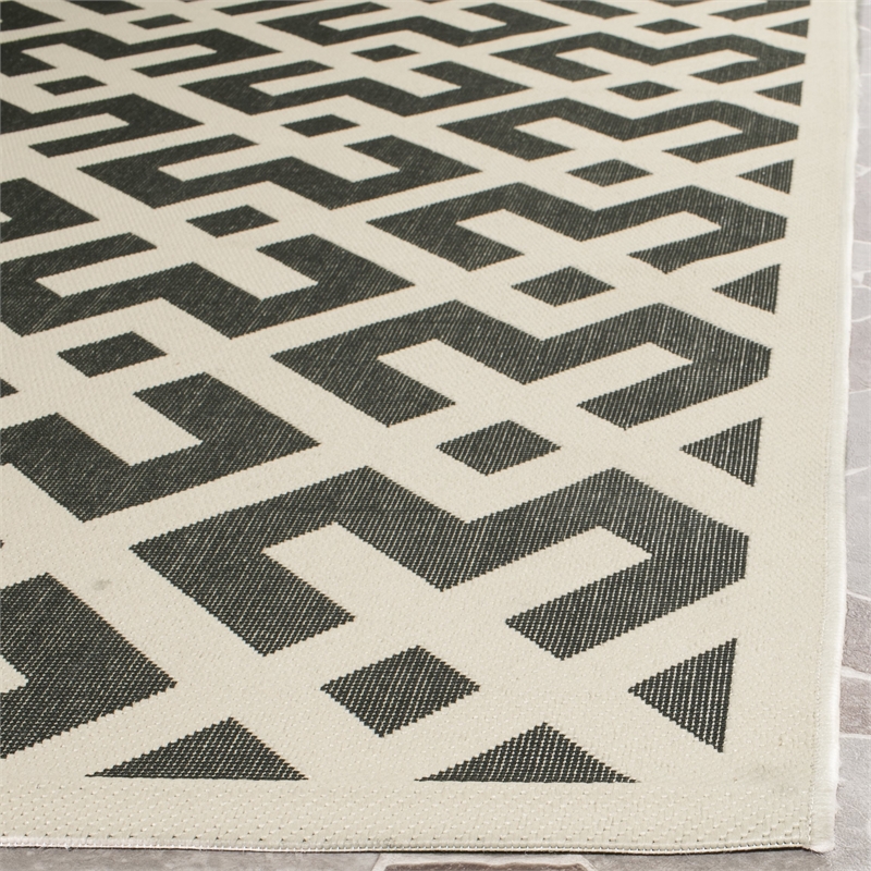 Safavieh Courtyard Blue Indoor Outdoor Rug - Square 4'