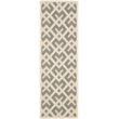 Safavieh Courtyard Grey Indoor Outdoor Rug - Runner 2'3