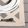 Safavieh Courtyard Grey Indoor Outdoor Rug - Square 5'3