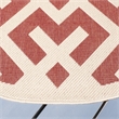 Safavieh Courtyard Red Indoor Outdoor Rug - Runner 2'3