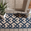 Safavieh Courtyard Navy Indoor Outdoor Rug - 2' x 3'6