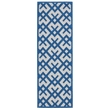 Safavieh Courtyard Navy Indoor Outdoor Rug - Runner 2'3